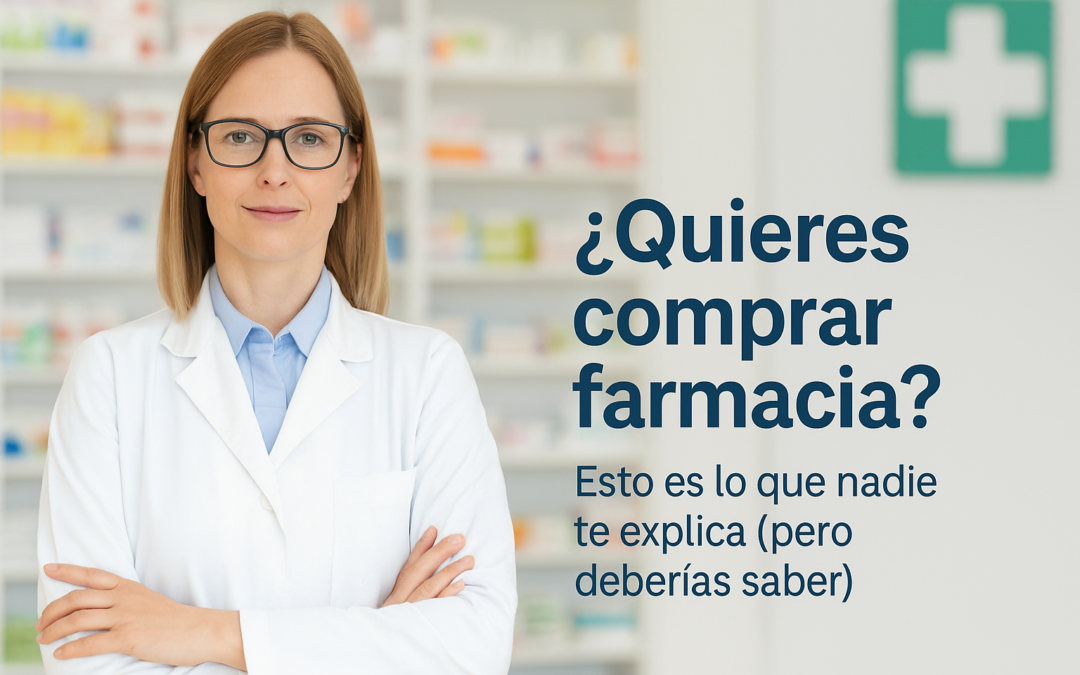 ¿Estás pensando en comprar farmacia? Guía clara para hacerlo con éxito (y sin errores)