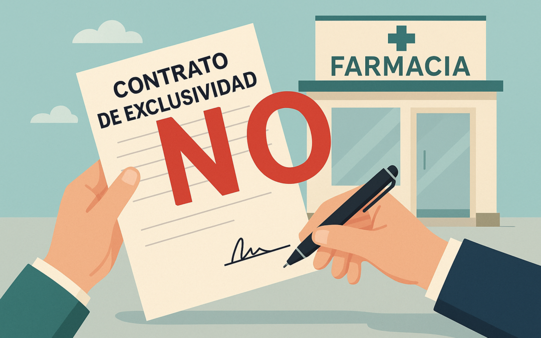 Por qué no recomendamos firmar exclusividad al vender tu farmacia (y cómo proteger tu libertad como titular)